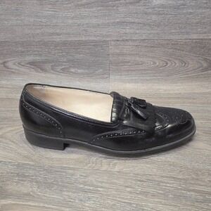 Florsheim Lexington Loafers‎ Mens 13F Brogue Leather Tasseled Kiltie Perforated